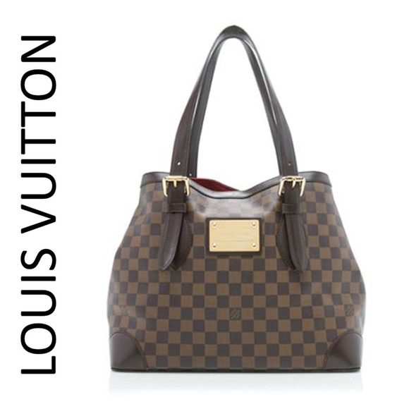 LOUIS VUITTON DAMIER HAMSTEAD MM TOTE ❤️ LIMITED EDITION - Picture 1 of 15